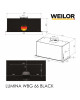 Витяжка повновбудована WEILOR LUMINA WBG 66 BLACK - зображення 18