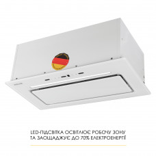 Витяжка повновбудована WEILOR LUMINA WBG 66 WHITE