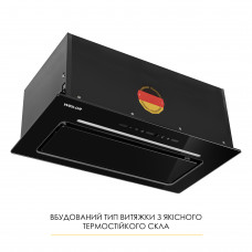 Витяжка повновбудована WEILOR LUMINA WBG 68 BLACK