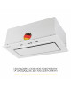 Витяжка повновбудована WEILOR LUMINA WBG 68 WHITE - зображення 7