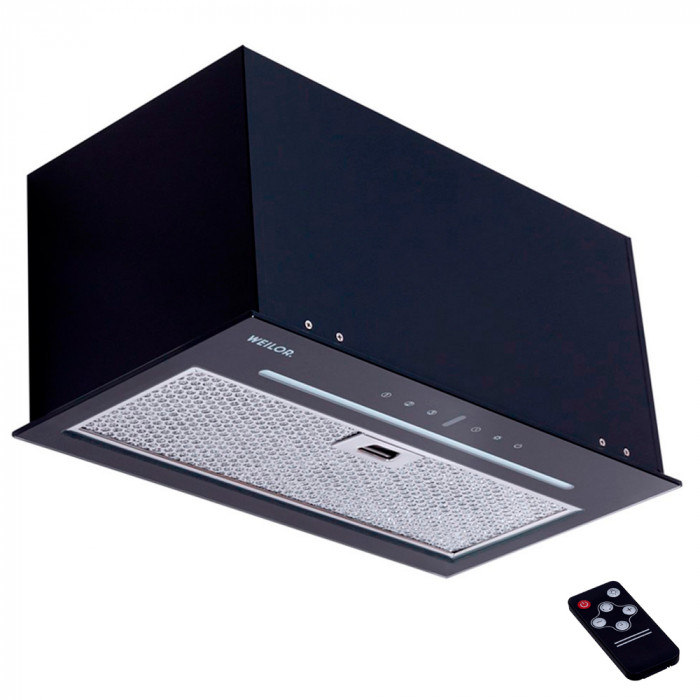 Вытяжка полновстраиваемая WEILOR PBSR 52301 GLASS BL 1100 LED Strip