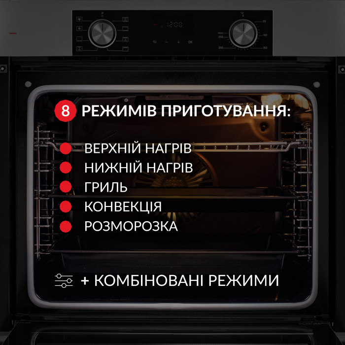 Духова шафа електрична Weilor FDO6F8BI