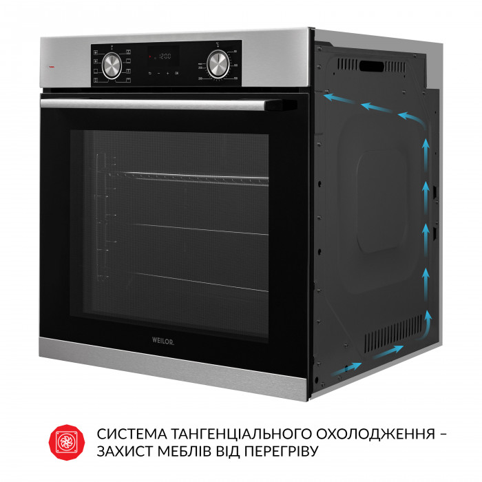 Духова шафа електрична Weilor FDO6F8BI