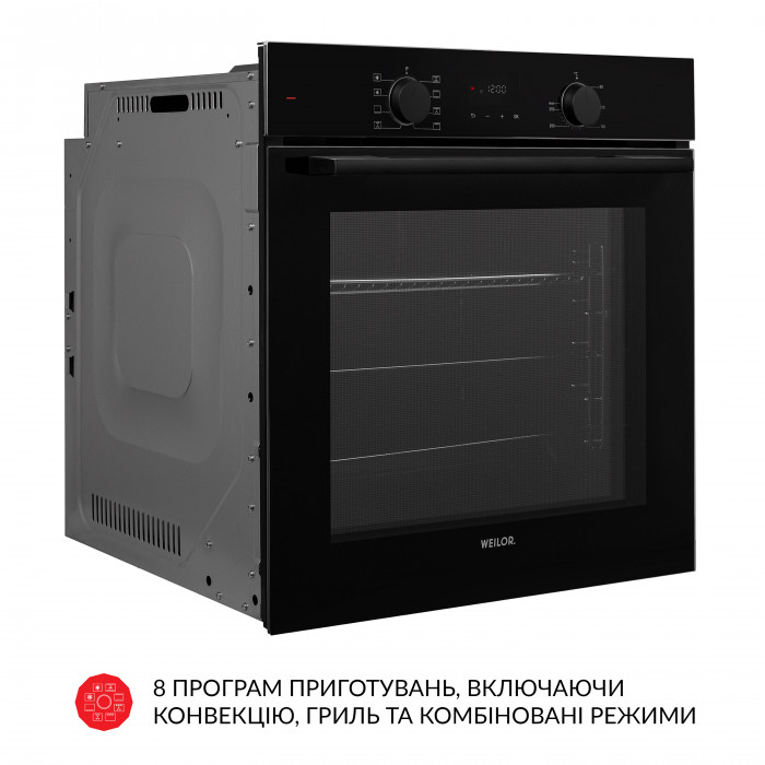 Духовой шкаф электрический WEILOR FDO6F8BK