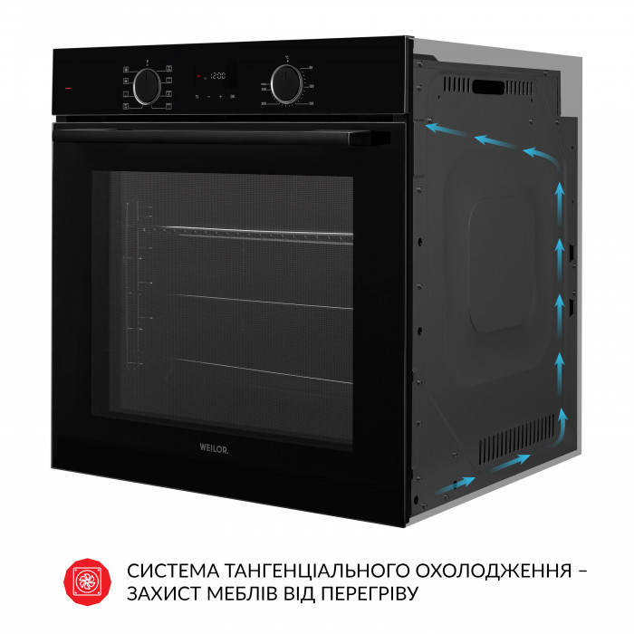Духовой шкаф электрический WEILOR FDO6F8BK