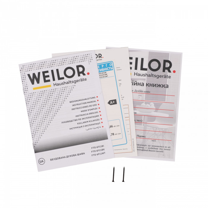 Духовка WEILOR FTO6F11BI