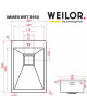 Мийка кухонна нержавіюча сталь WEILOR IMMER WRT 3950 - зображення 8
