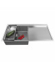 Мийка кухонна нержавіюча сталь Weilor IMMER WRT SD10050 - зображення 4