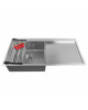 Мийка кухонна нержавіюча сталь Weilor IMMER WRT SD10050 - зображення 6
