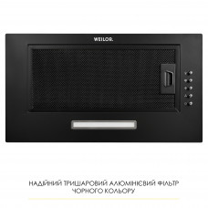 Витяжка повновбудована Weilor WB 64 FBL