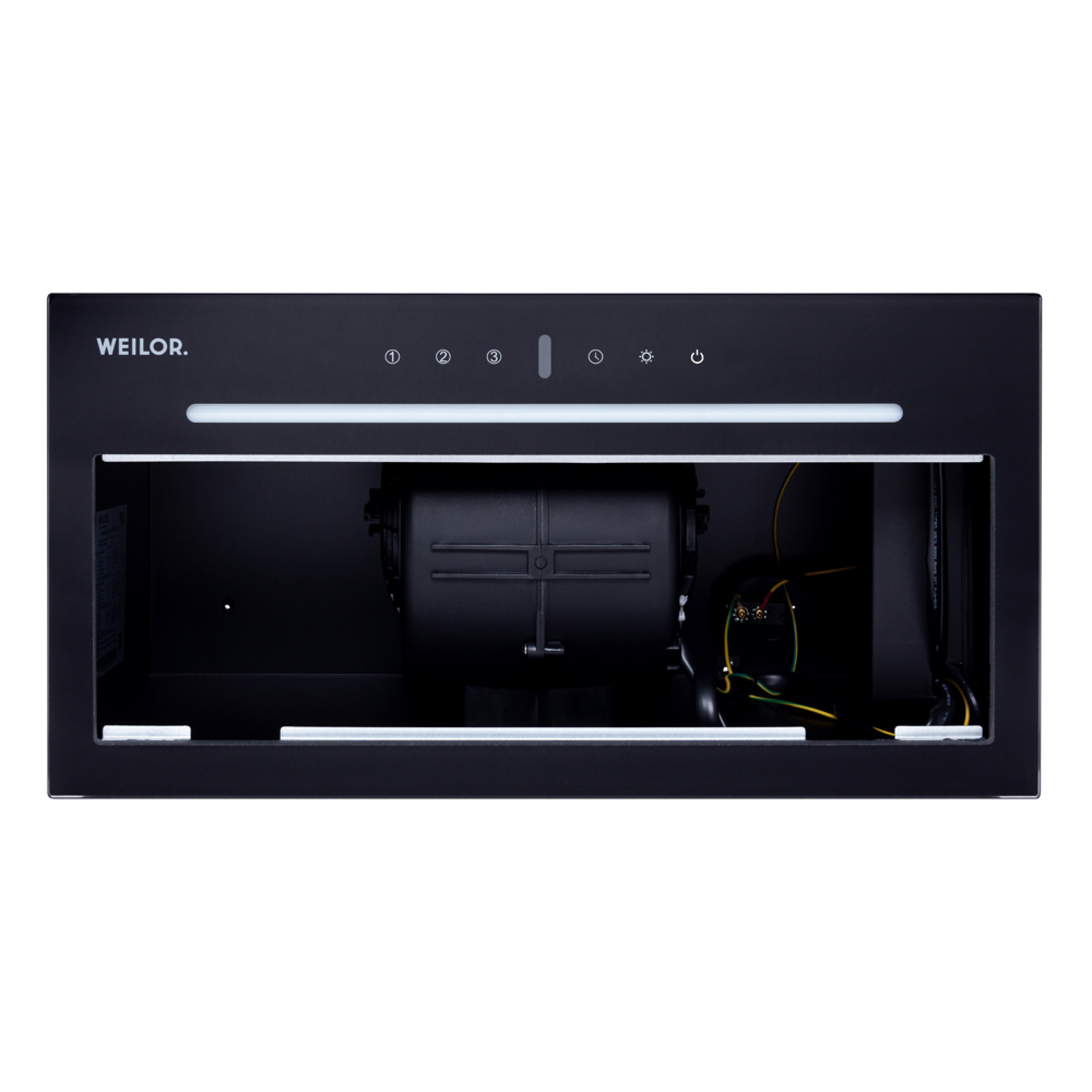 Витяжка повновбудована WEILOR PBSR 52301 GLASS BL 1100 LED Strip - зображення 5