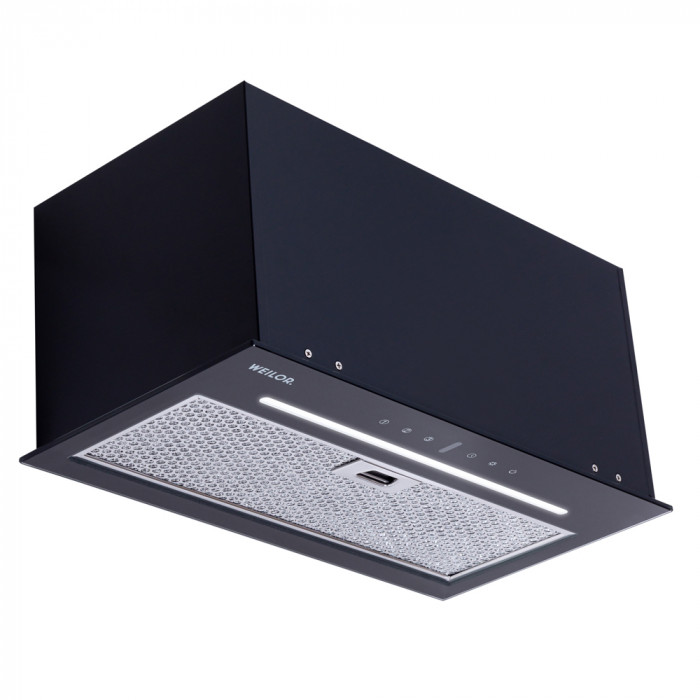 Вытяжка полновстраиваемая WEILOR PBSR 52301 GLASS BL 1100 LED Strip