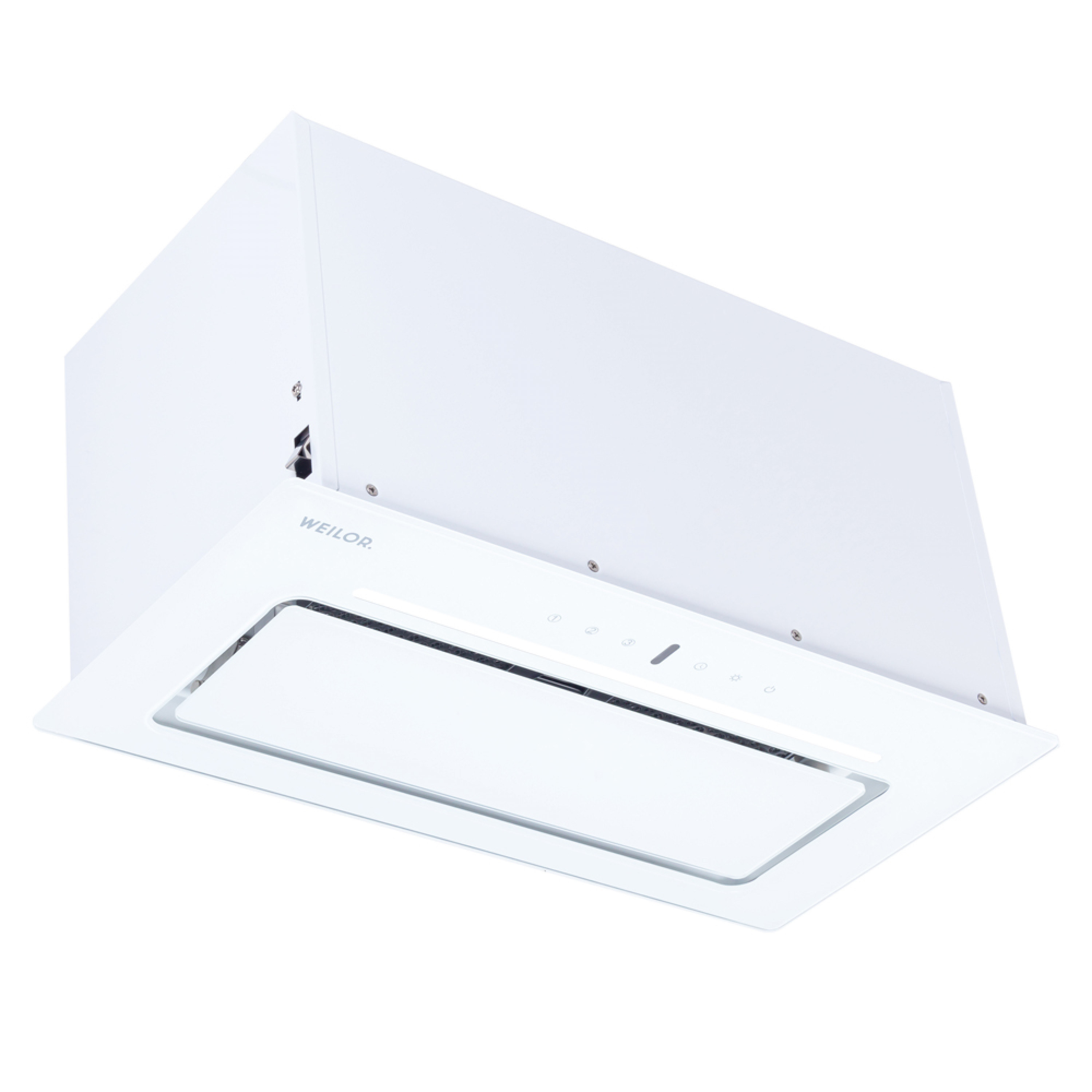 Витяжка повновбудована WEILOR PBSR 62301 FULL GLASS WH 1100 LED Strip - зображення 2