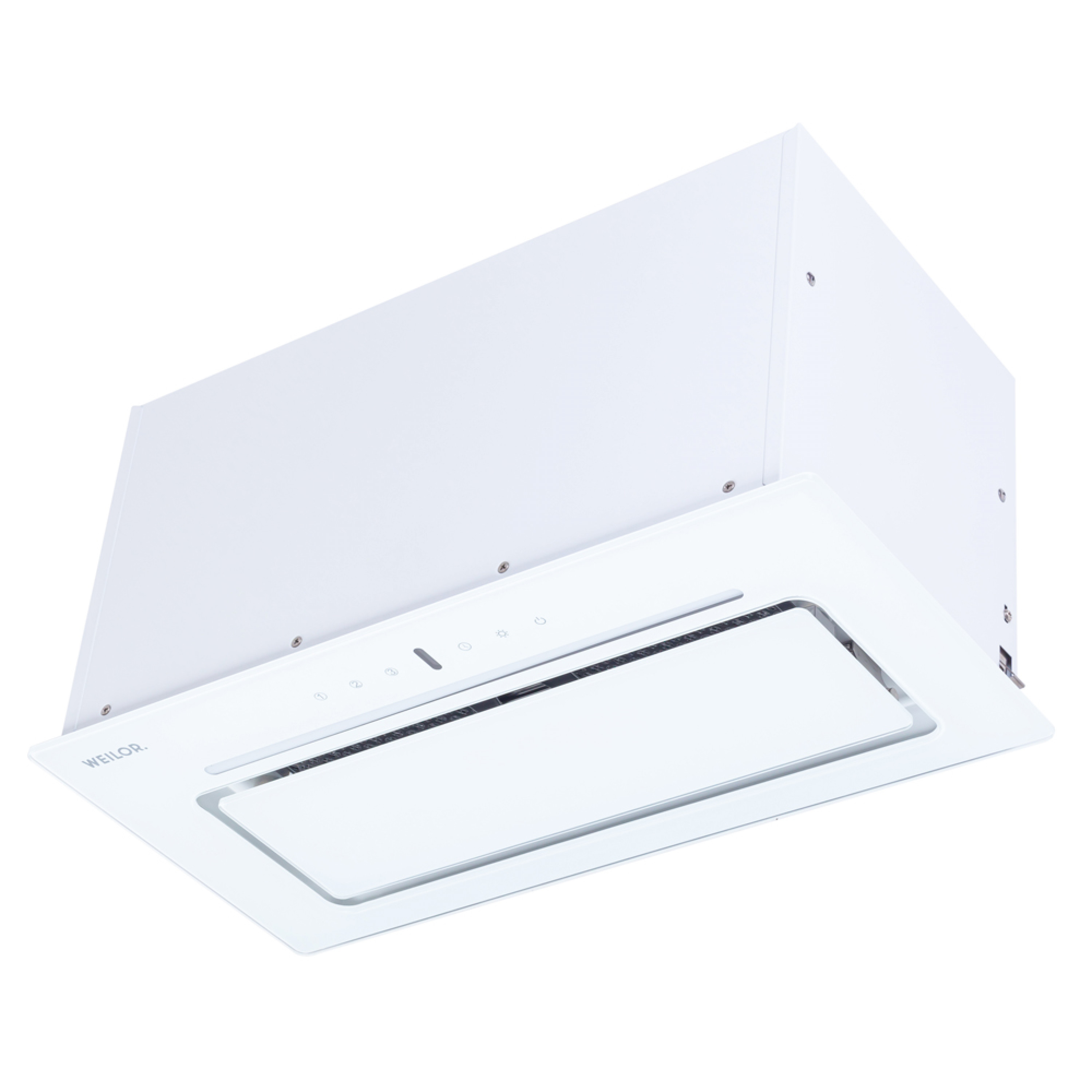 Витяжка повновбудована WEILOR PBSR 62301 FULL GLASS WH 1100 LED Strip - зображення 3