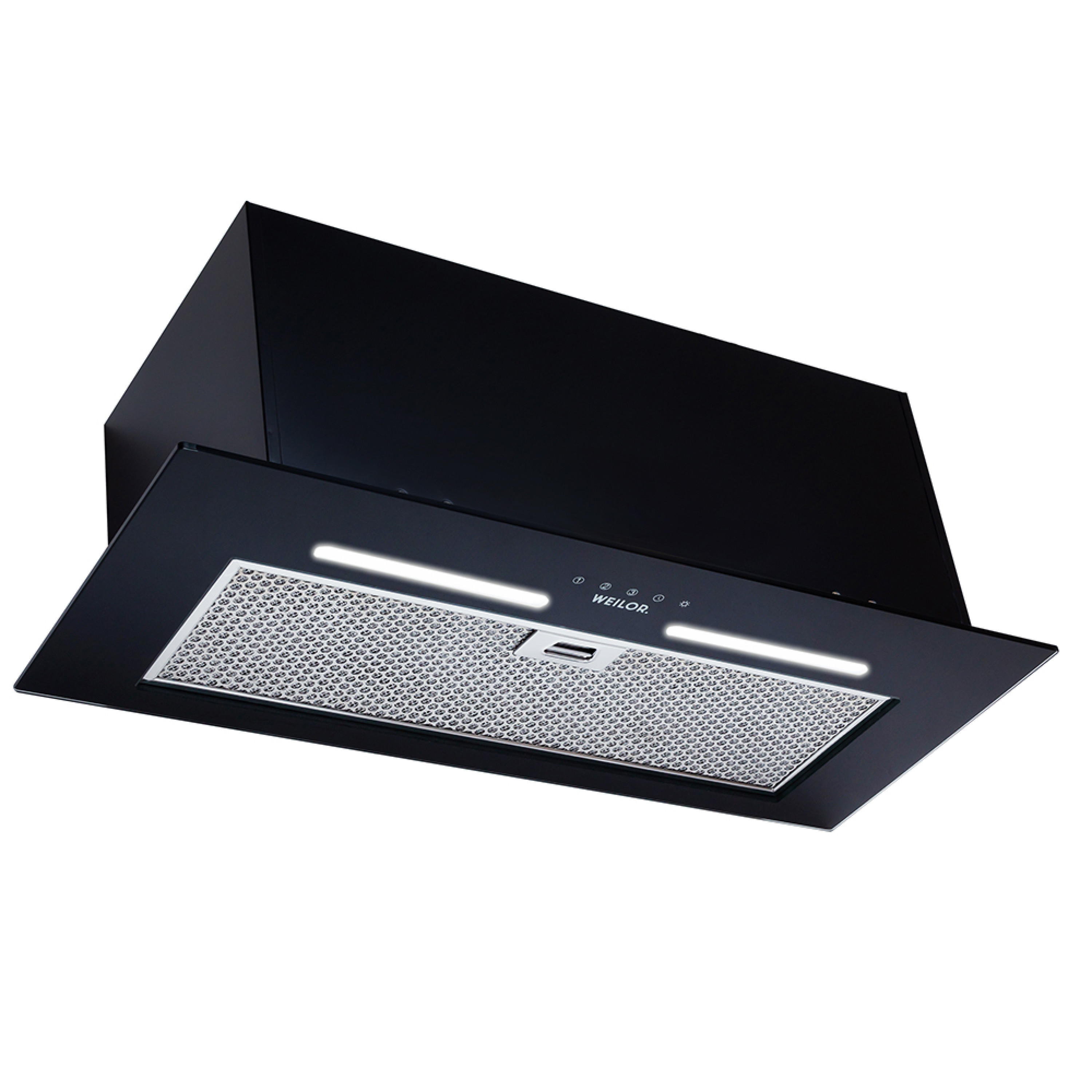 Витяжка повновбудована WEILOR PBS 72650 GLASS BL 1250 LED Strip - зображення 2