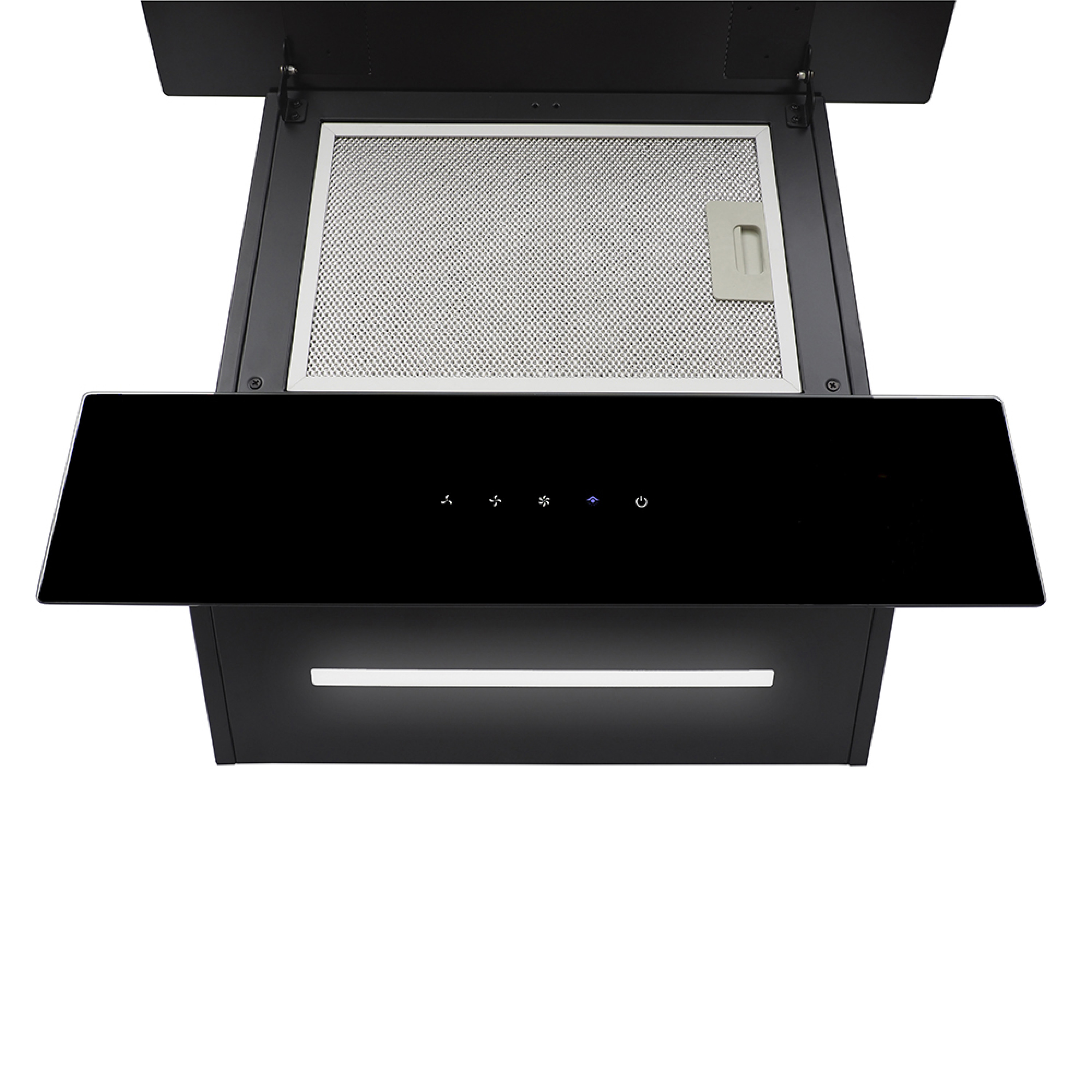 Витяжка декоративна похила WEILOR PDS 6140 BL 750 LED Strip - зображення 5