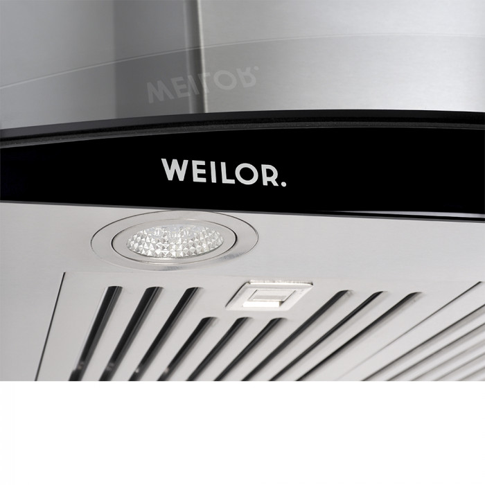 Декоративная вытяжка со стеклом WEILOR PGS 6230 SS 1000 LED