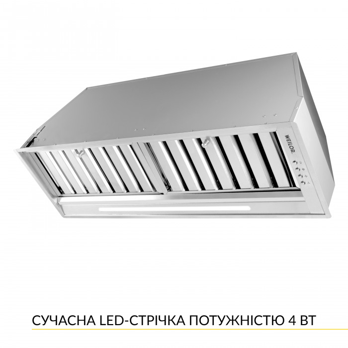Вытяжка полновстраиваемая WEILOR PPE 8265 SS 1250 LED Strip