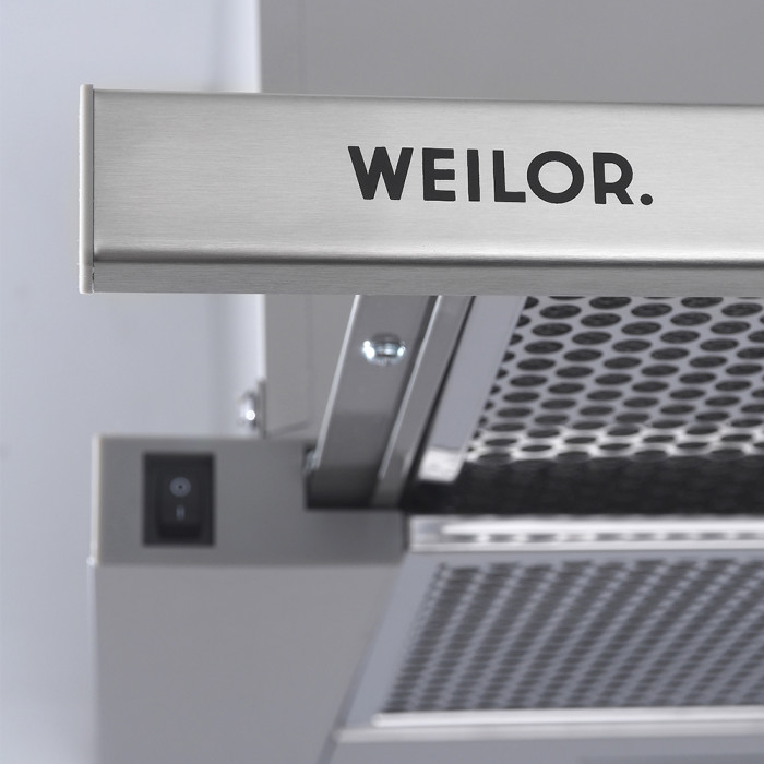 Вытяжка телескопическая WEILOR Slimline PTM 6140 SS 750 LED Strip