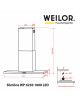 Вытяжка декоративная Т-образная WEILOR Slimline WP 6230 BL 1000 LED - зображення 11