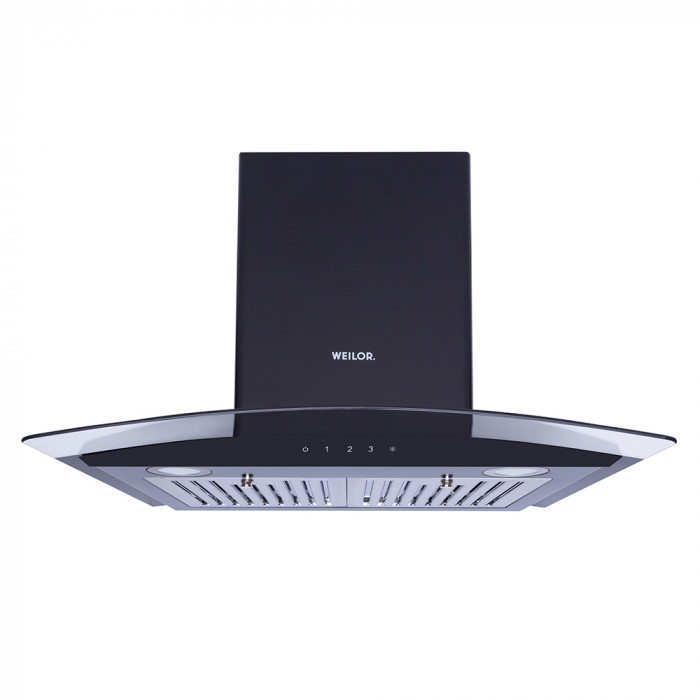 Вытяжка декоративная со стеклом WEILOR WGS 6230 BL 1000 LED