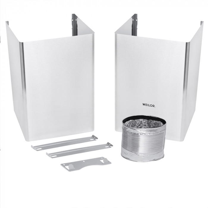 Декоративная вытяжка со стеклом WEILOR WGS 6230 SS 1000 LED