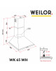 Вытяжка купольная WEILOR WK 65 WH - зображення 11