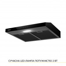 Вытяжка плоская WEILOR WPL 6092 FBL