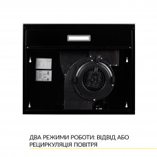 Вытяжка плоская WEILOR WPL 6092 FBL