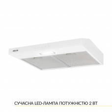 Вытяжка плоская WEILOR WPL 6092 WH