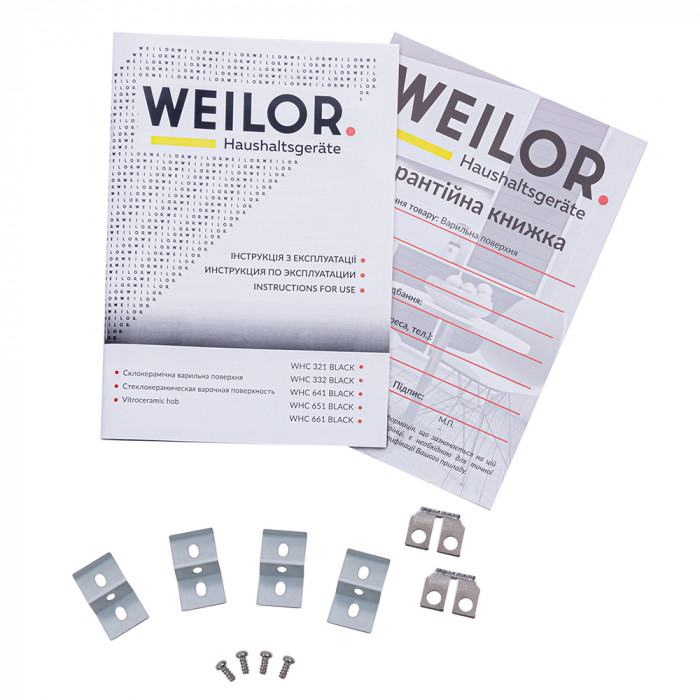 Поверхня склокерамічна WEILOR WHC 661 BLACK