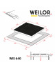 Поверхня індукційна WEILOR WIS 640 BLACK - зображення 8