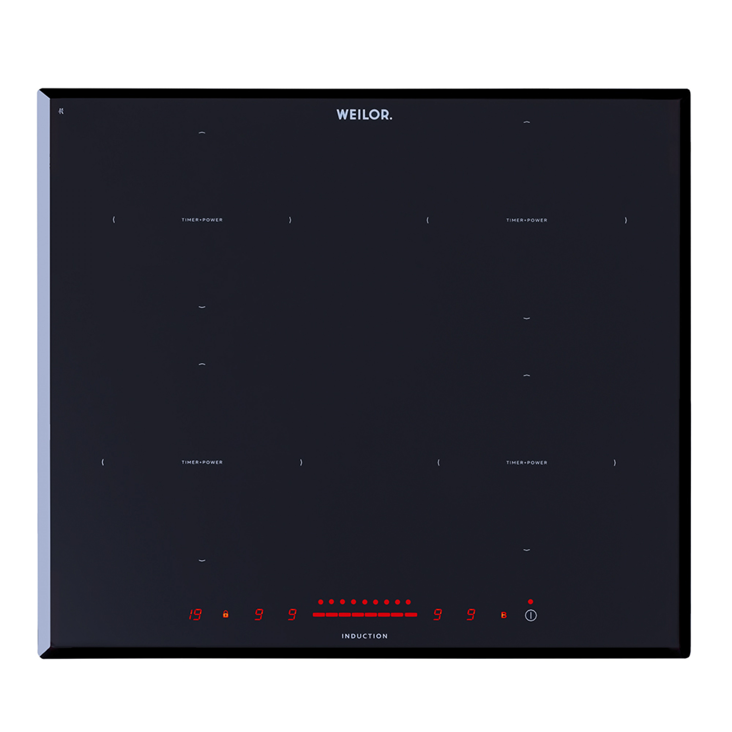 Поверхня індукційна WEILOR WIS 644 BLACK - зображення 2