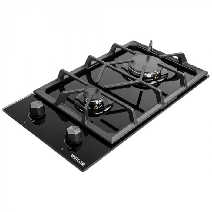 Поверхня газова Domino на склі WEILOR GG 304 BL