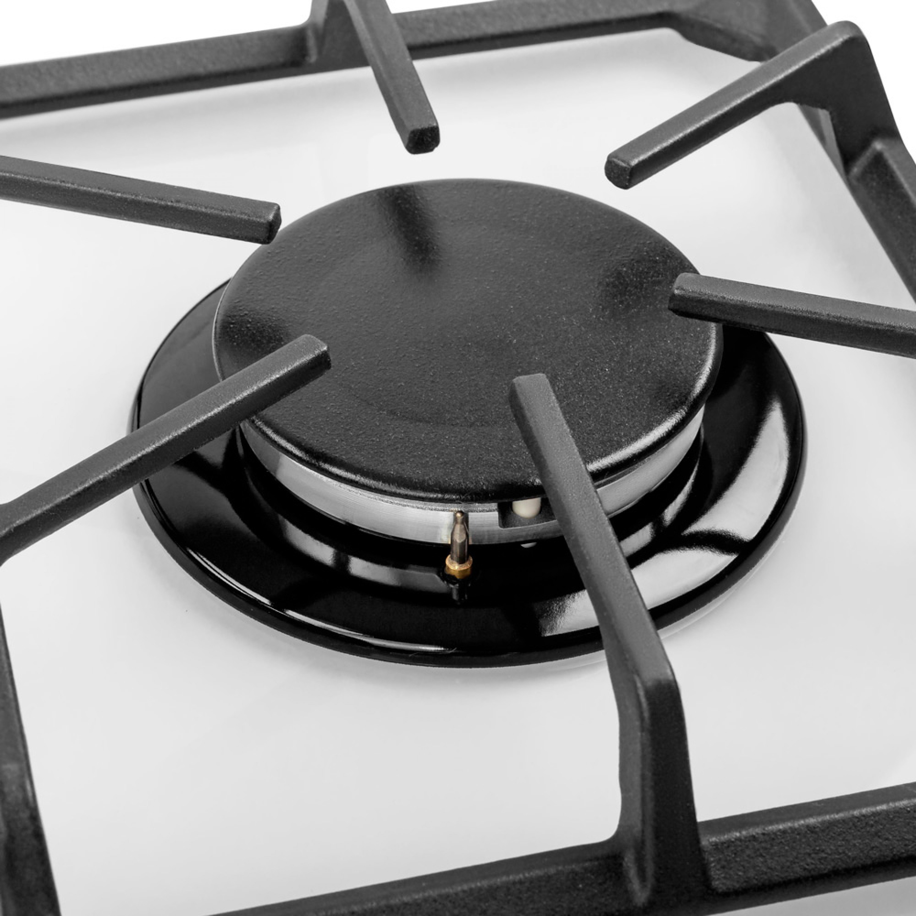 Поверхня газова Domino на склі WEILOR GG 304 WH - зображення 6