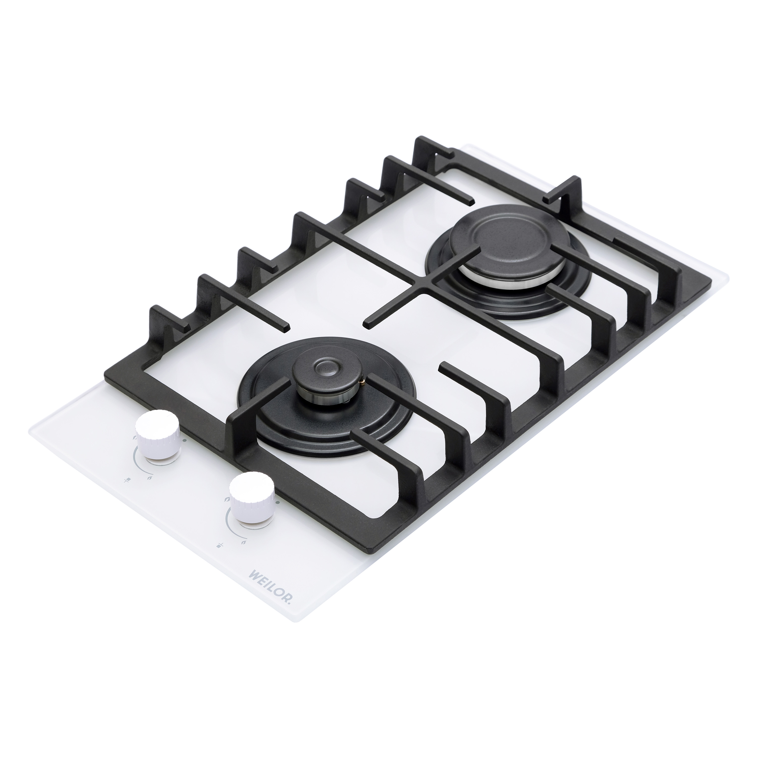 Поверхня газова Domino на склі WEILOR GG 306 WH - зображення 3