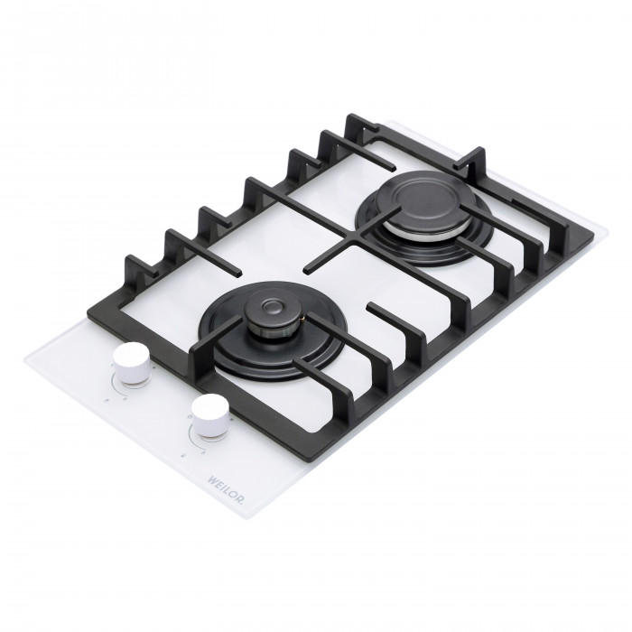 Поверхность газовая Domino на стекле WEILOR GG 306 WH