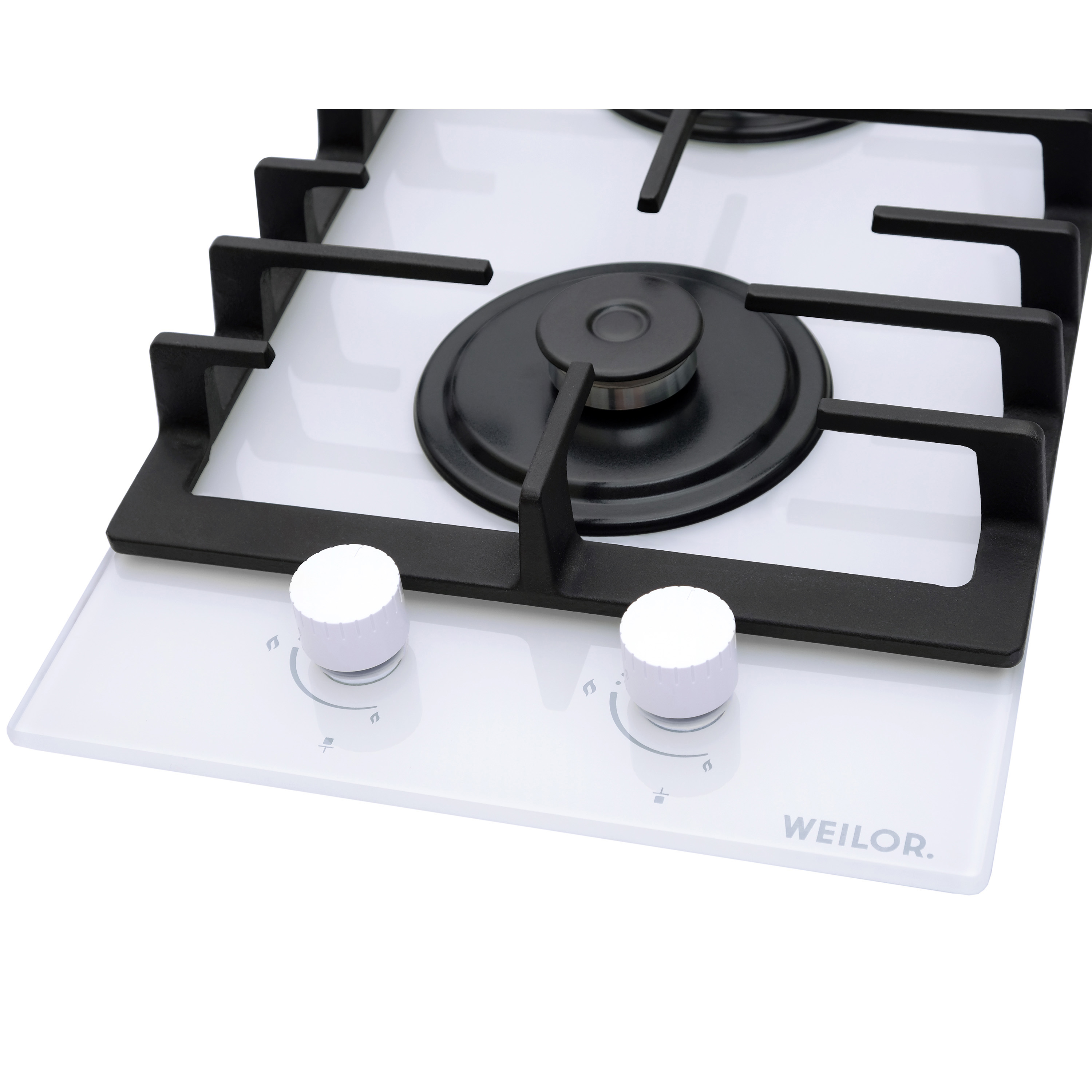 Поверхня газова Domino на склі WEILOR GG 306 WH - зображення 5