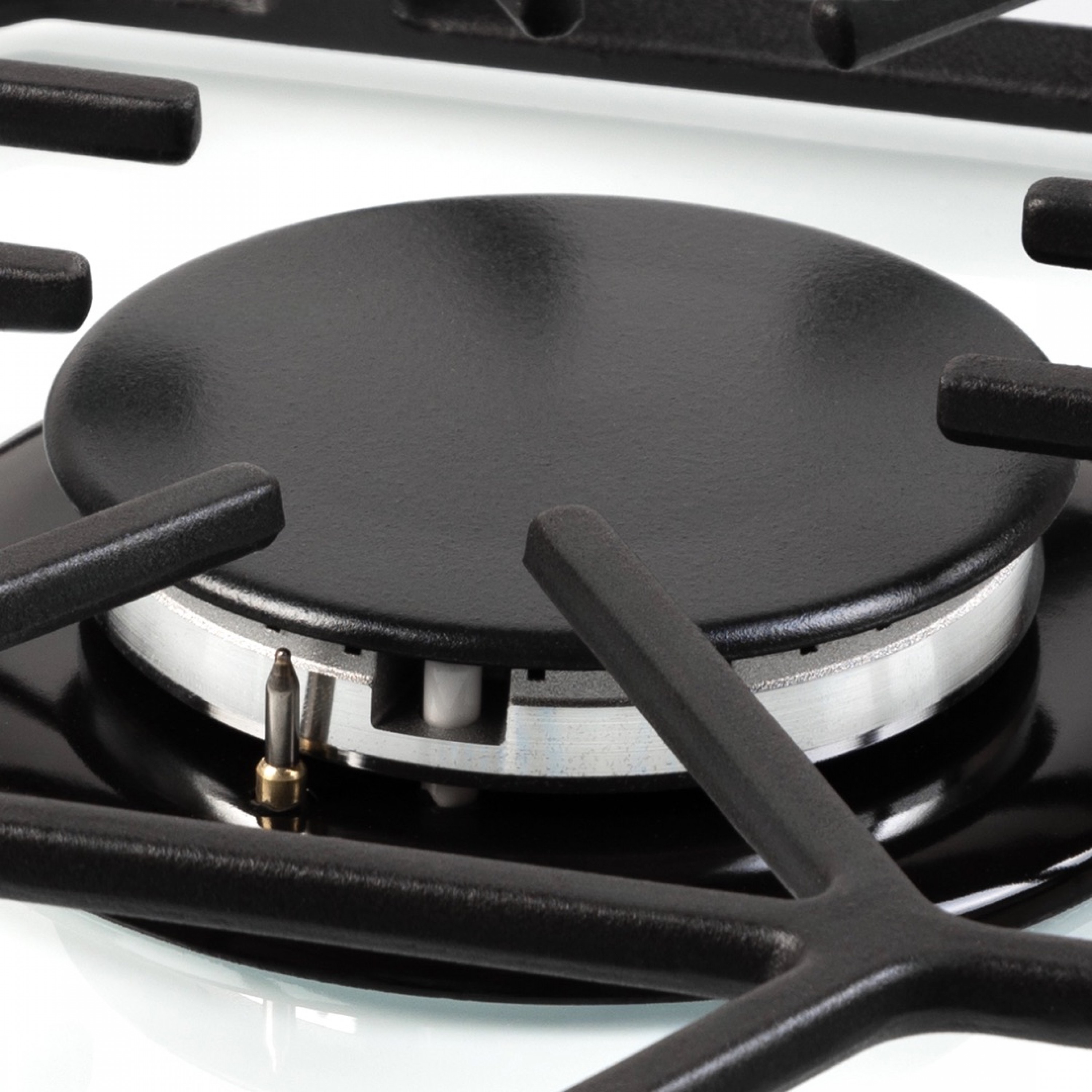 Поверхня газова на склі WEILOR GG 604 WH - зображення 6