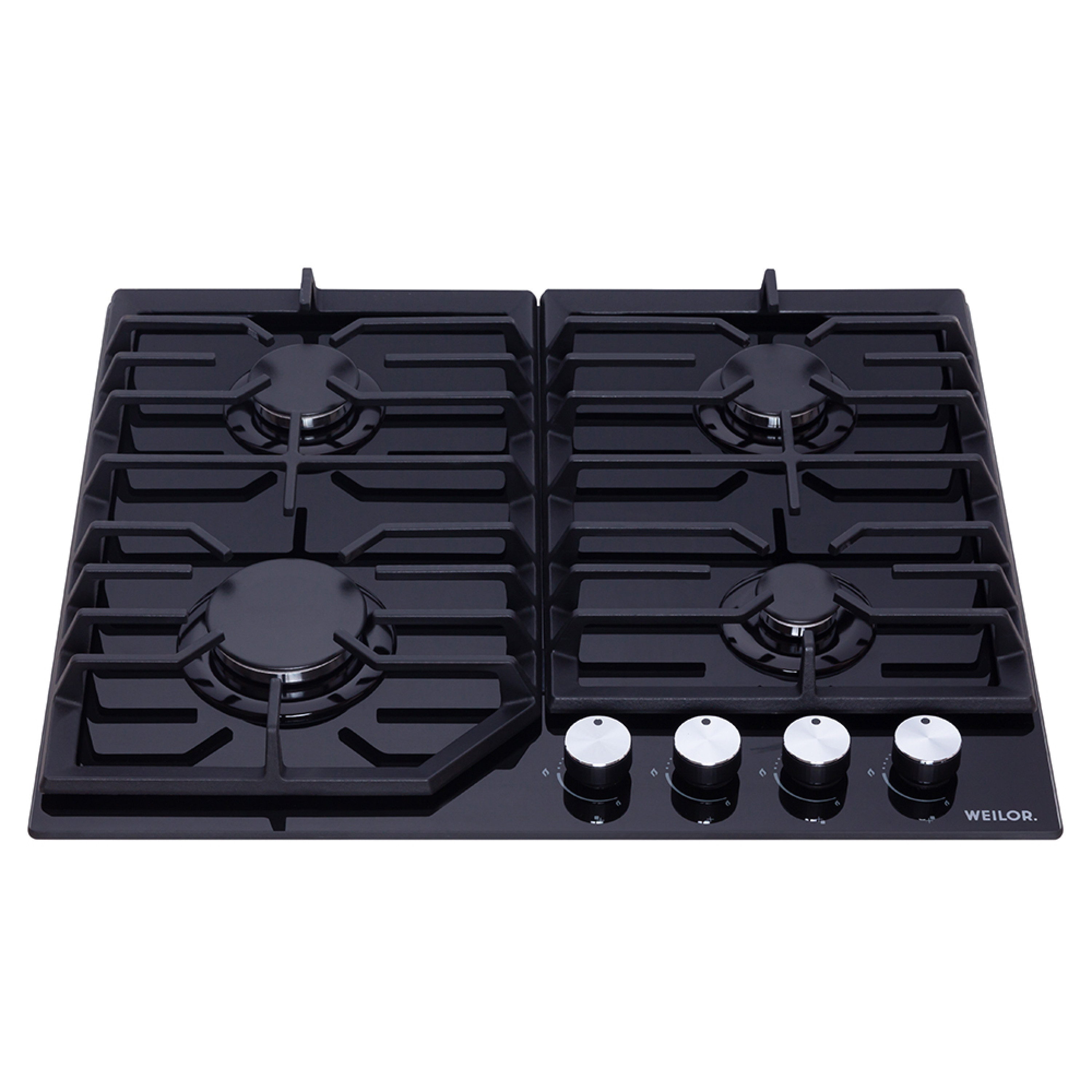Поверхня газова на склі WEILOR GG 624 BL - зображення 2