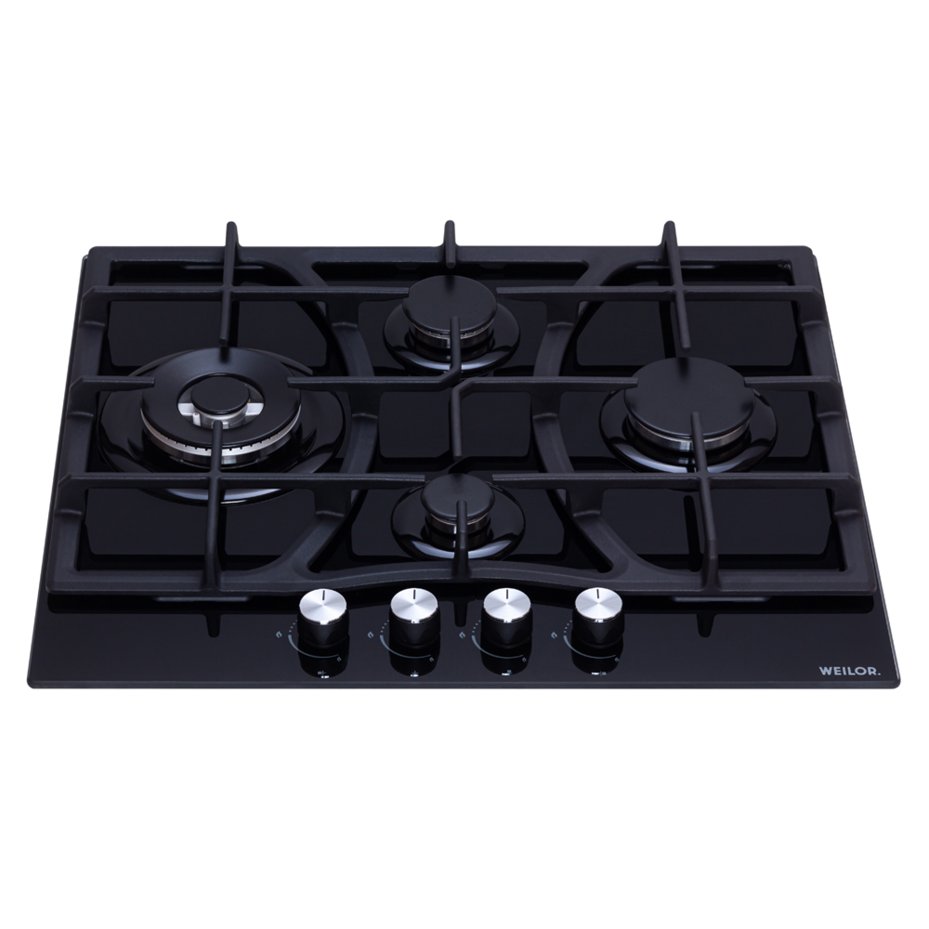 Поверхня газова на склі WEILOR GG W 614 BL - зображення 2