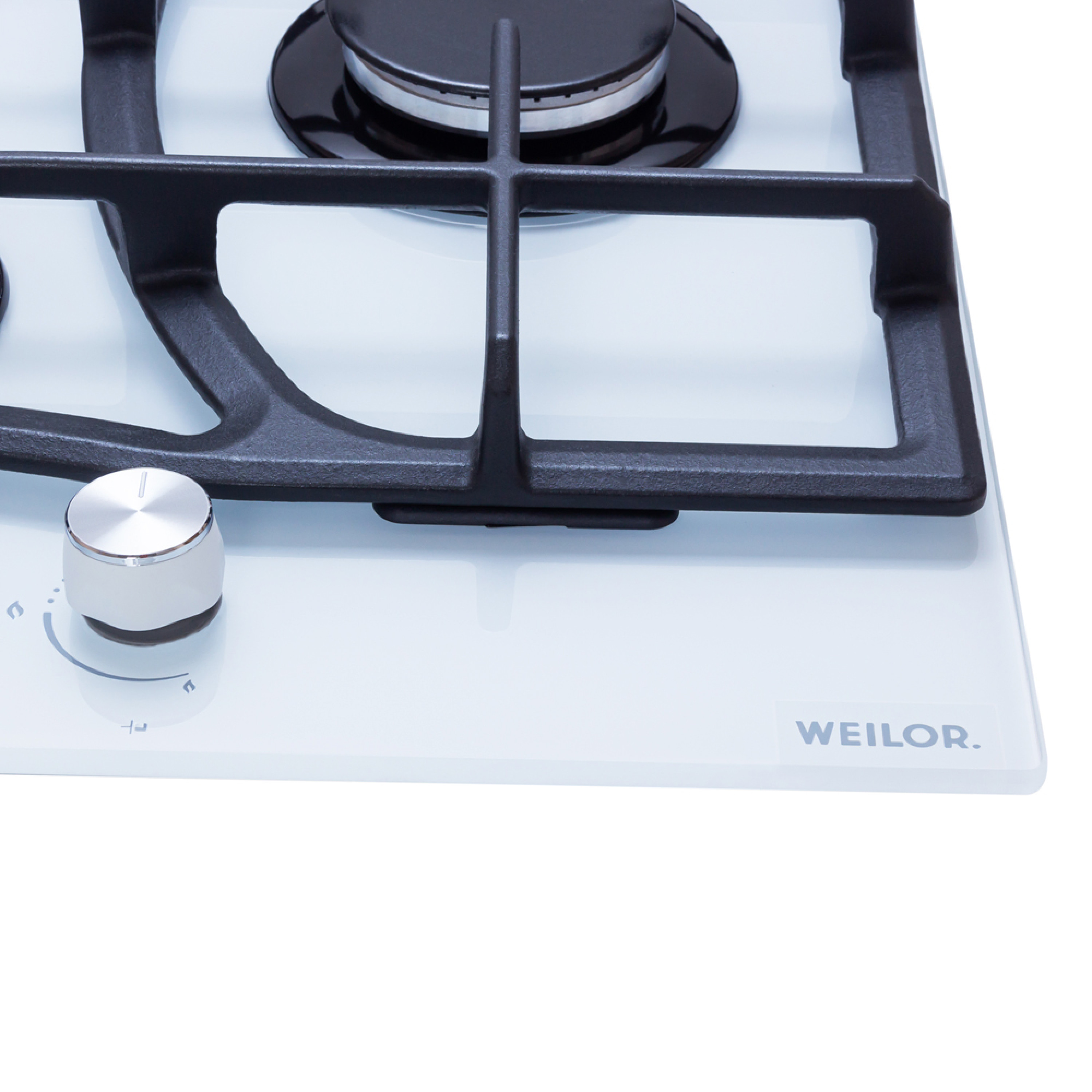 Поверхня газова на склі WEILOR GG W 614 WH - зображення 5