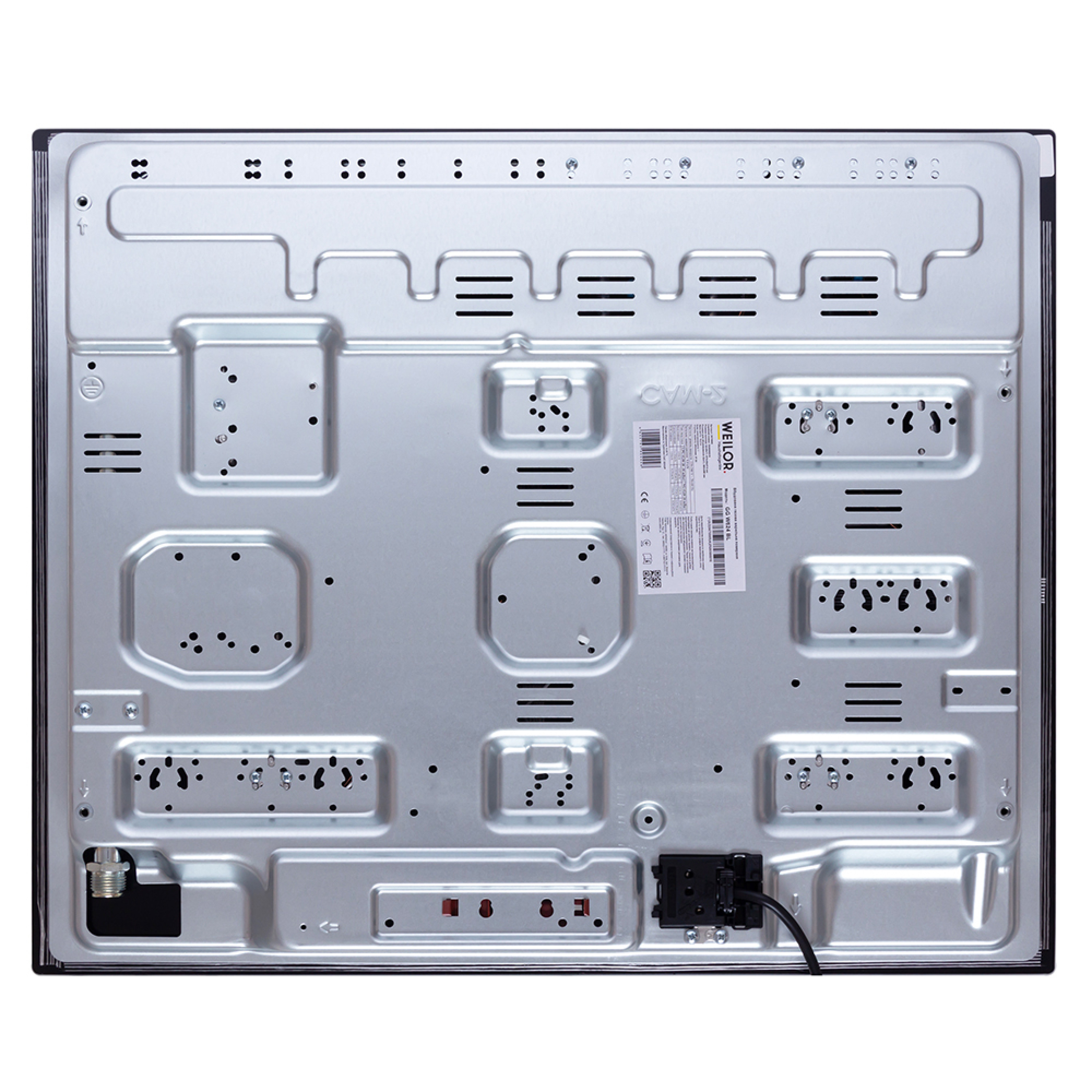 Поверхня газова на склі WEILOR GG W 624 BL - зображення 10