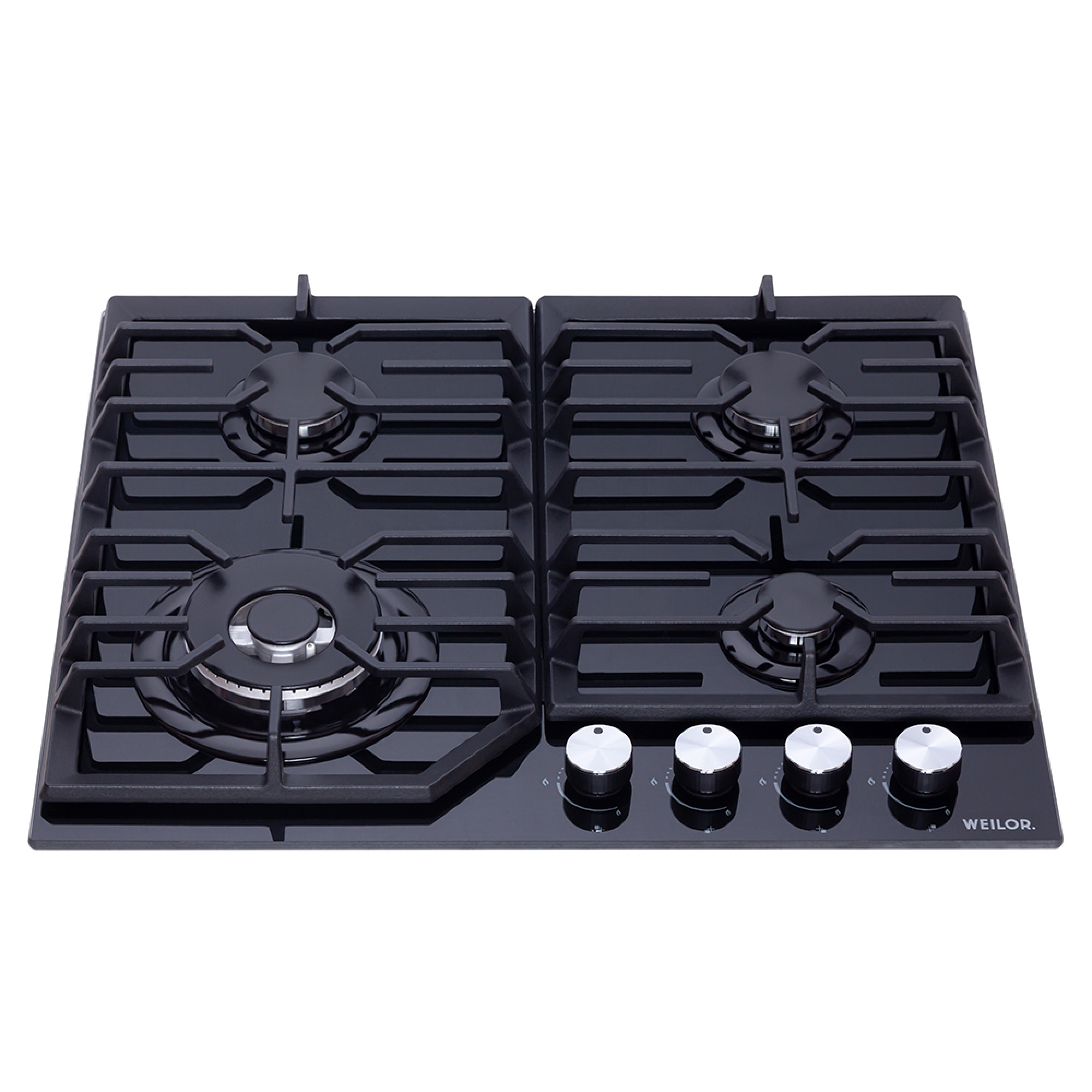 Поверхня газова на склі WEILOR GG W 624 BL - зображення 2