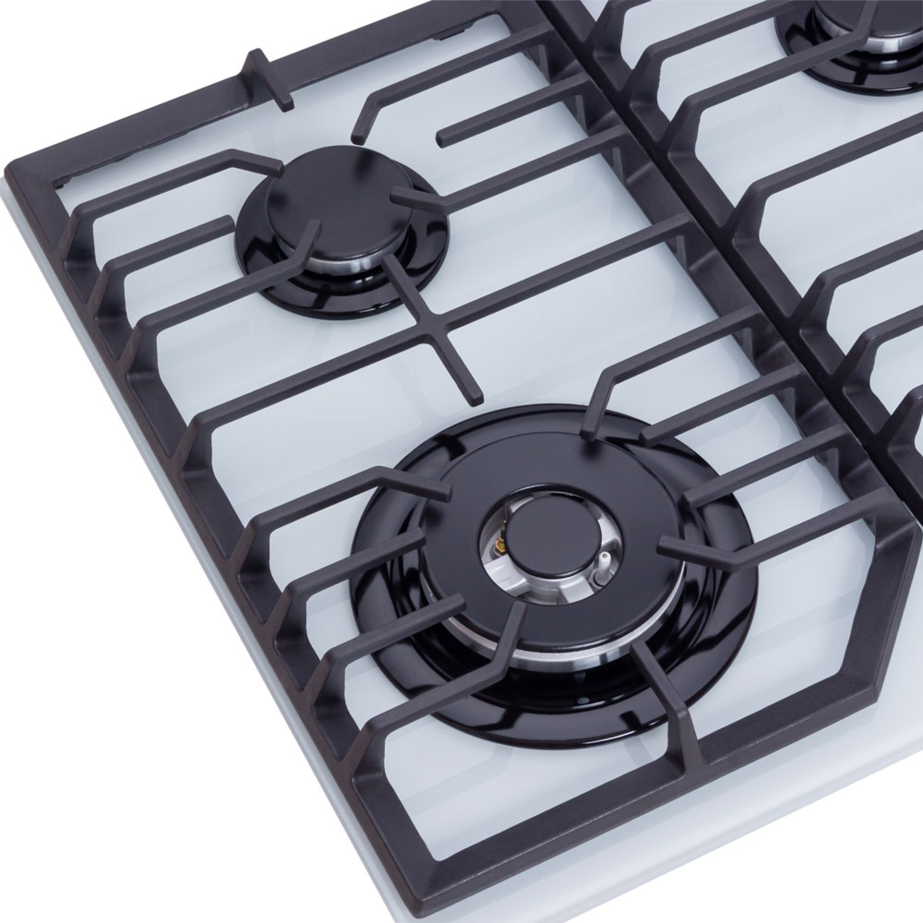Поверхня газова на склі WEILOR GG W 624 WH - зображення 4