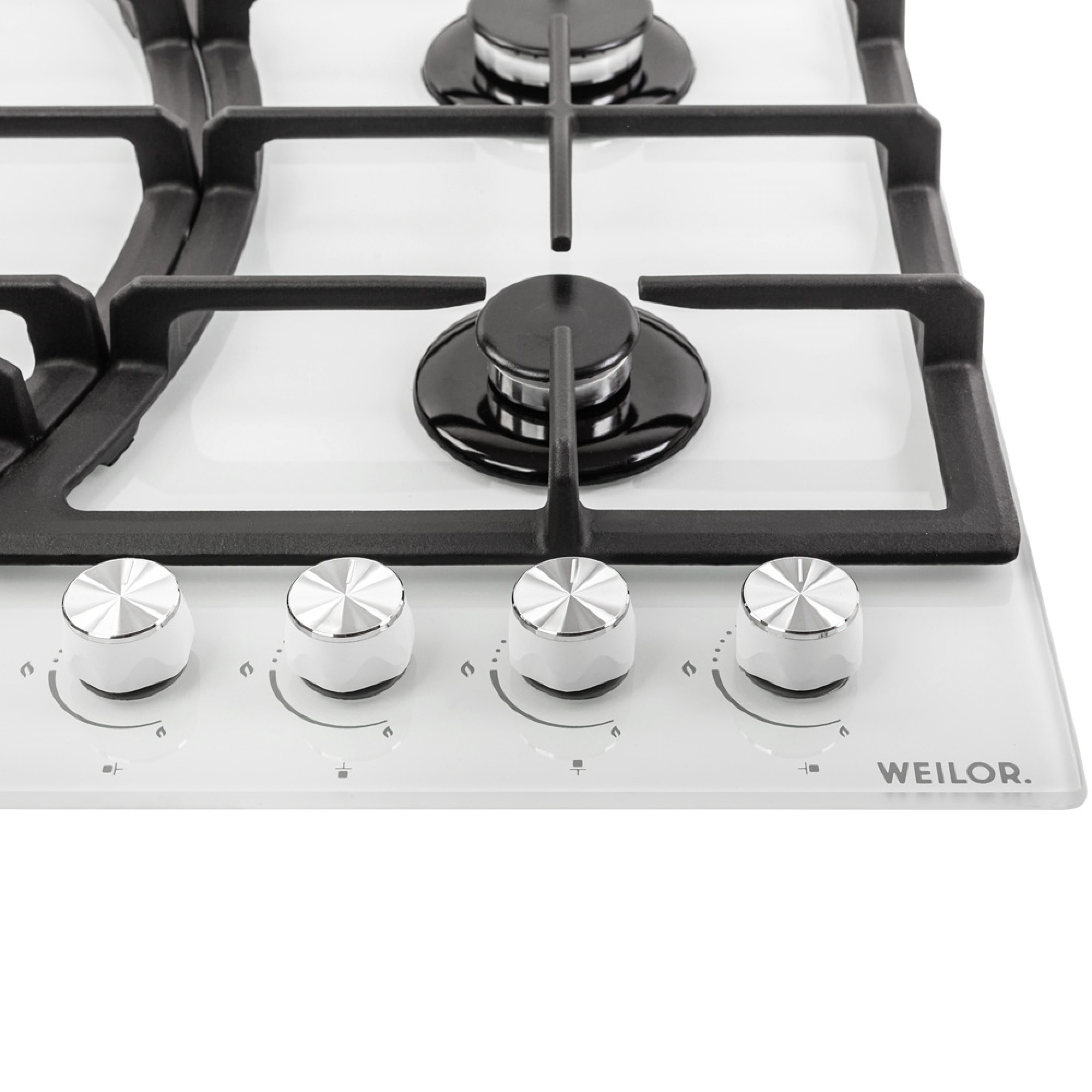 Поверхня газова на склі WEILOR GG W 644 WH - зображення 5