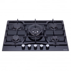 Поверхность газовая на стекле WEILOR GG W 714 BL