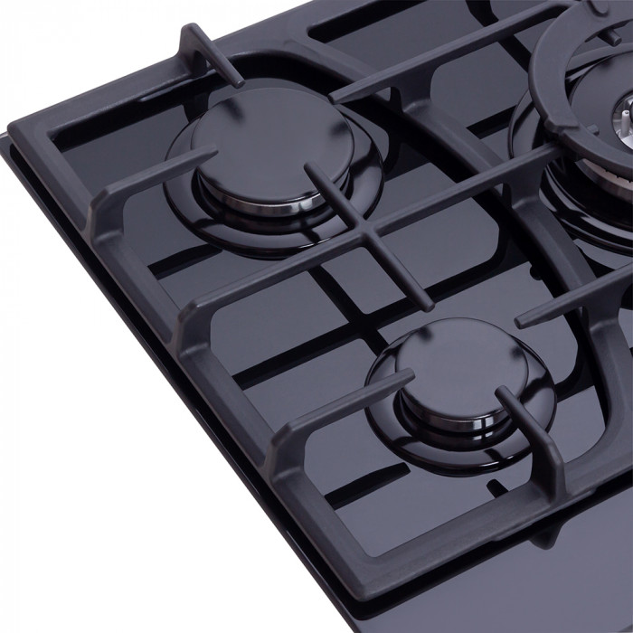 Поверхность газовая на стекле WEILOR GG W 714 BL