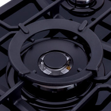 Поверхность газовая на стекле WEILOR GG W 714 BL