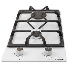 Поверхня газова Domino на металі WEILOR GM 304 WH